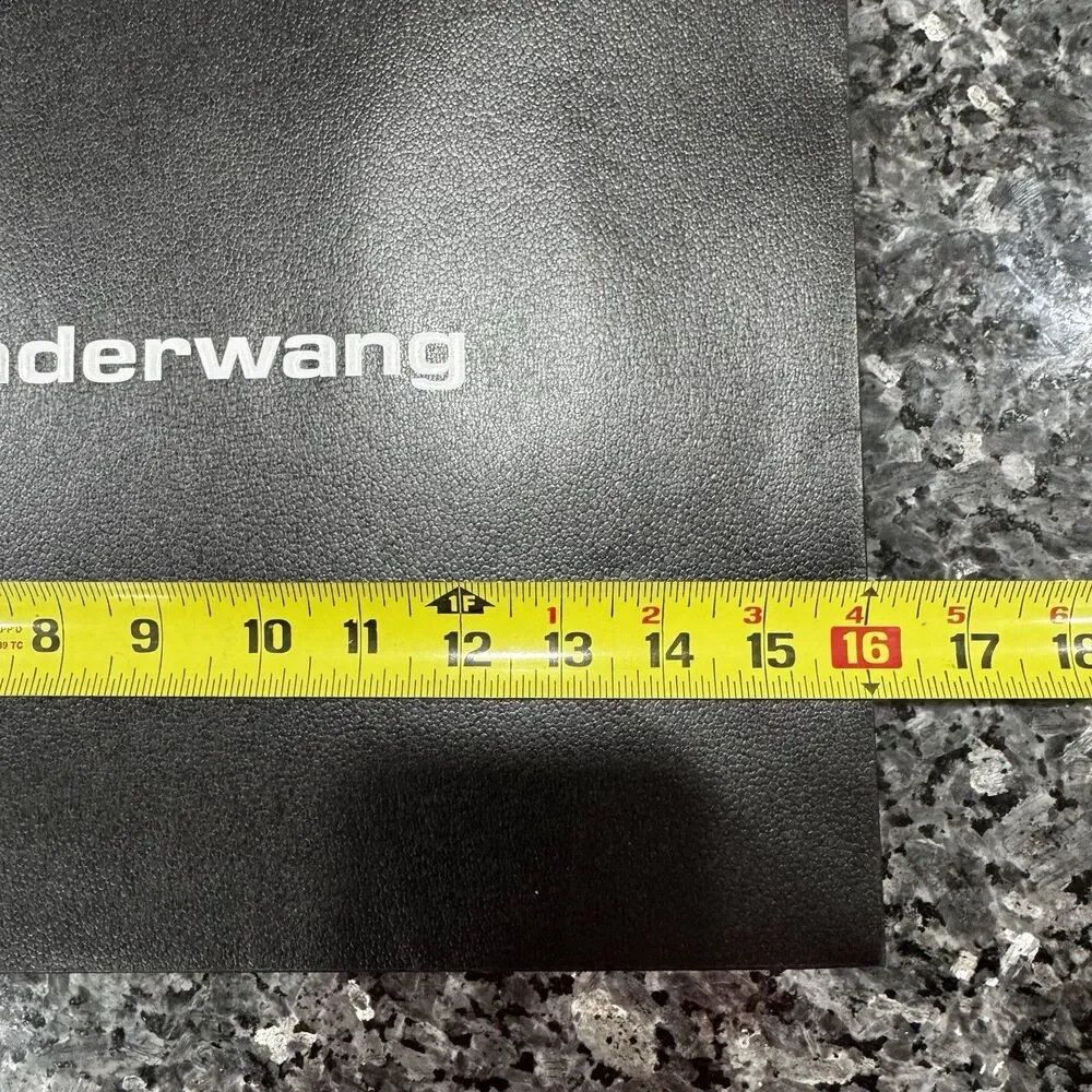 Alexander Wang Black Shopping Gift Empty Paper Bag 16 x 12 x 6